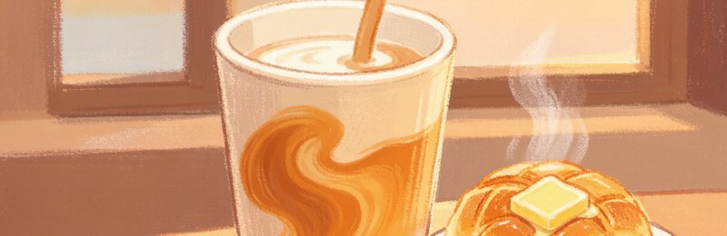 中国香港茶餐厅每餐一杯文化配图
